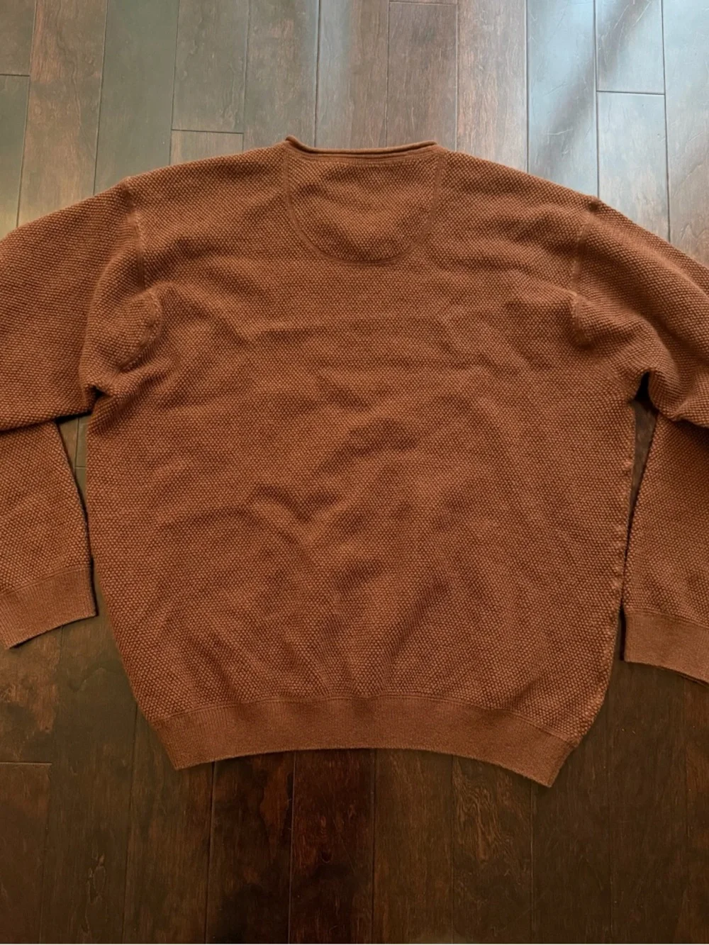 Tommy Bahama Men's Sweater Size L Wool Cotton Pullover V Neck Brown - Picture 5 of 5